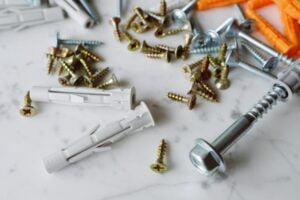 A group of bolts.